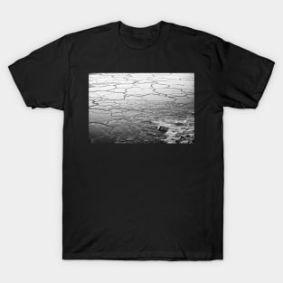 Frozen Surface Of The Ocean Cracked T-Shirt